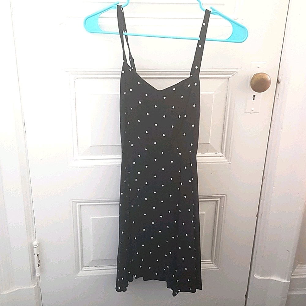 Old Navy Black Polka Dot Dress